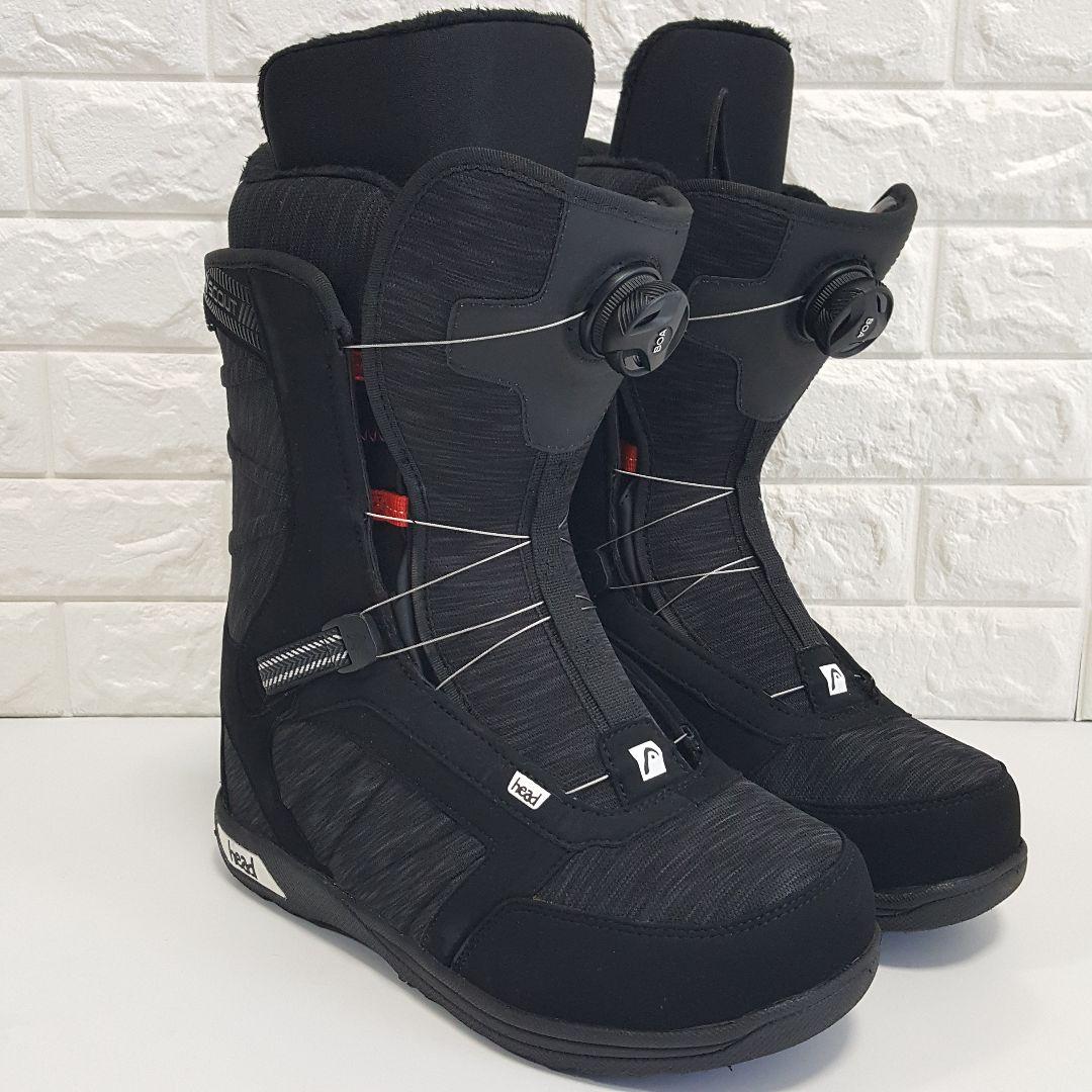 HEAD SCOUT BOA メンズ スノーボードブーツ ブラック 28.0cm