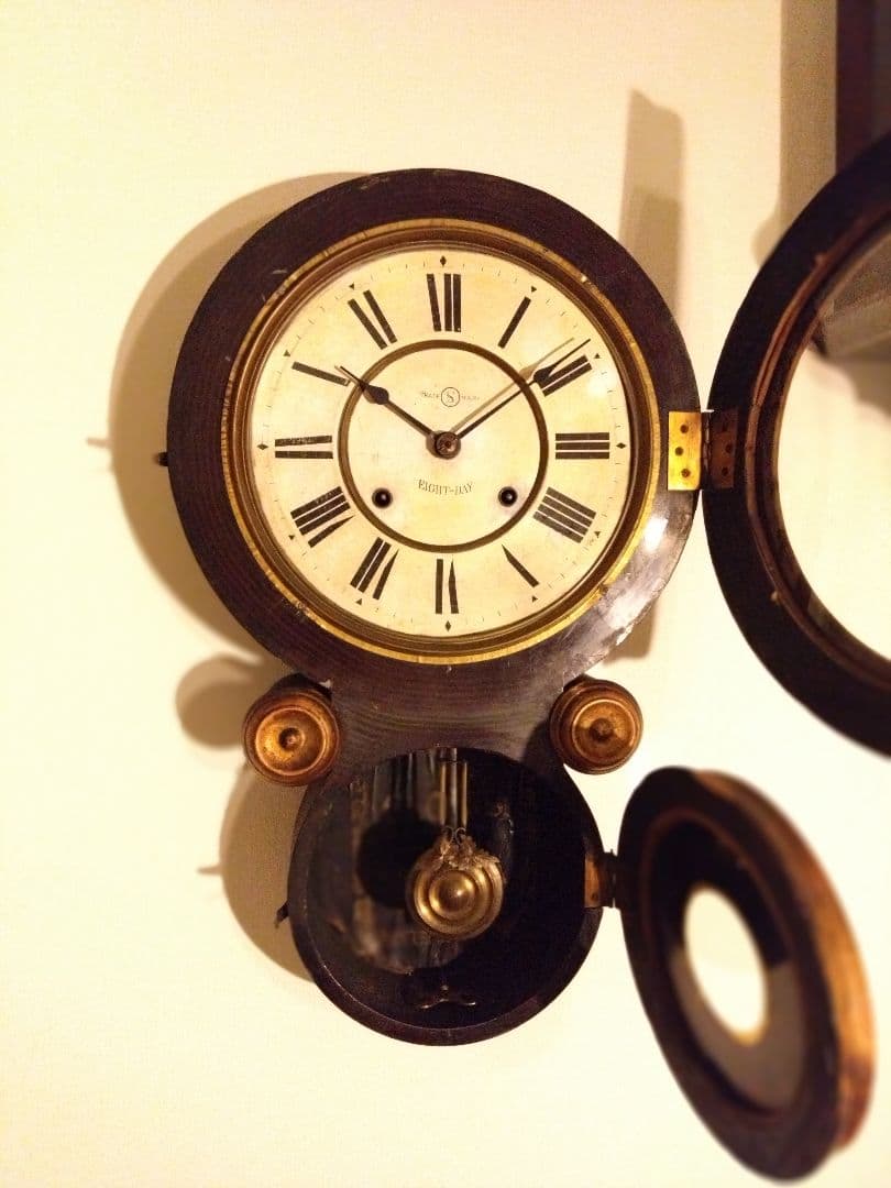 柱時計 精工舎 だるま時計 アンティーク ユンハンス 昭和レトロ