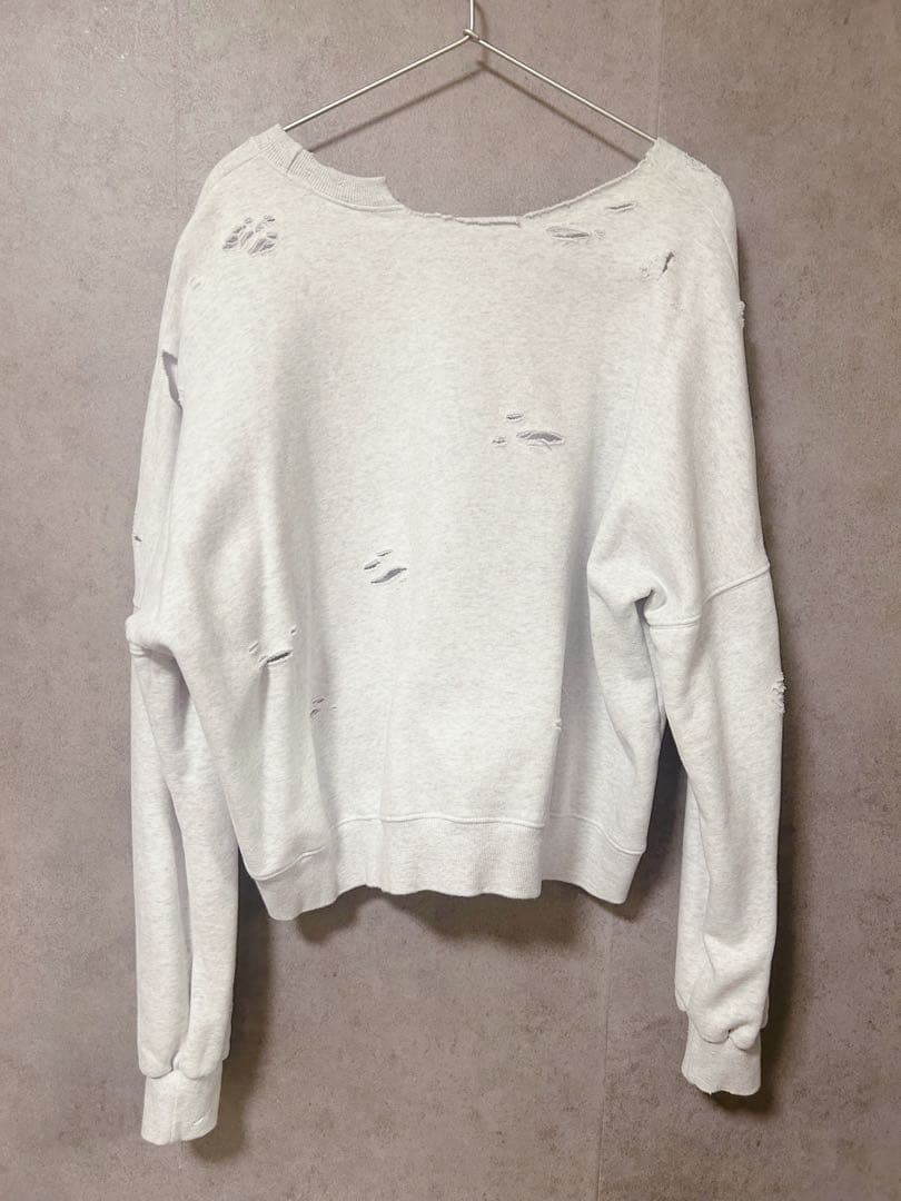 NEWYORK ダメージ加工 ボロスウェット 常田大希さん（King Gnu）風