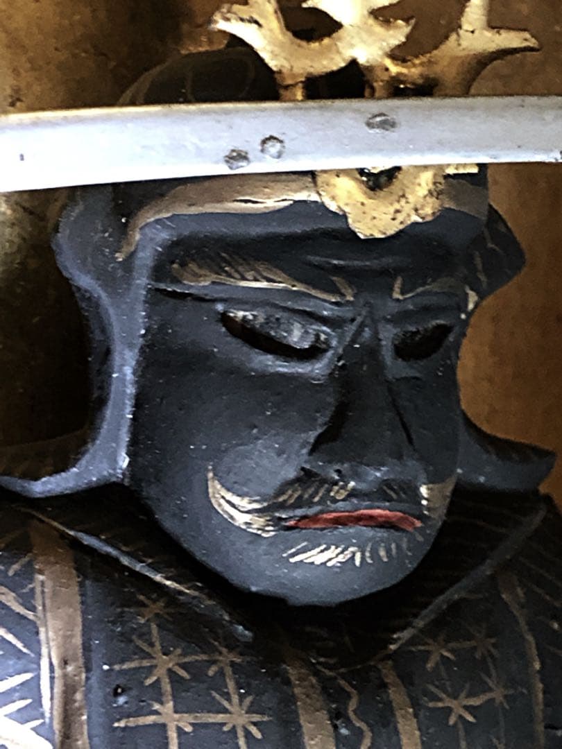 仏教美術 隠れキリシタン 彩色 妙見菩薩像木彫色 仏像 厨子 Amazon｜時代隠れキリシタン仏像能勢妙見山妙見菩薩玉眼金象嵌仏教美術