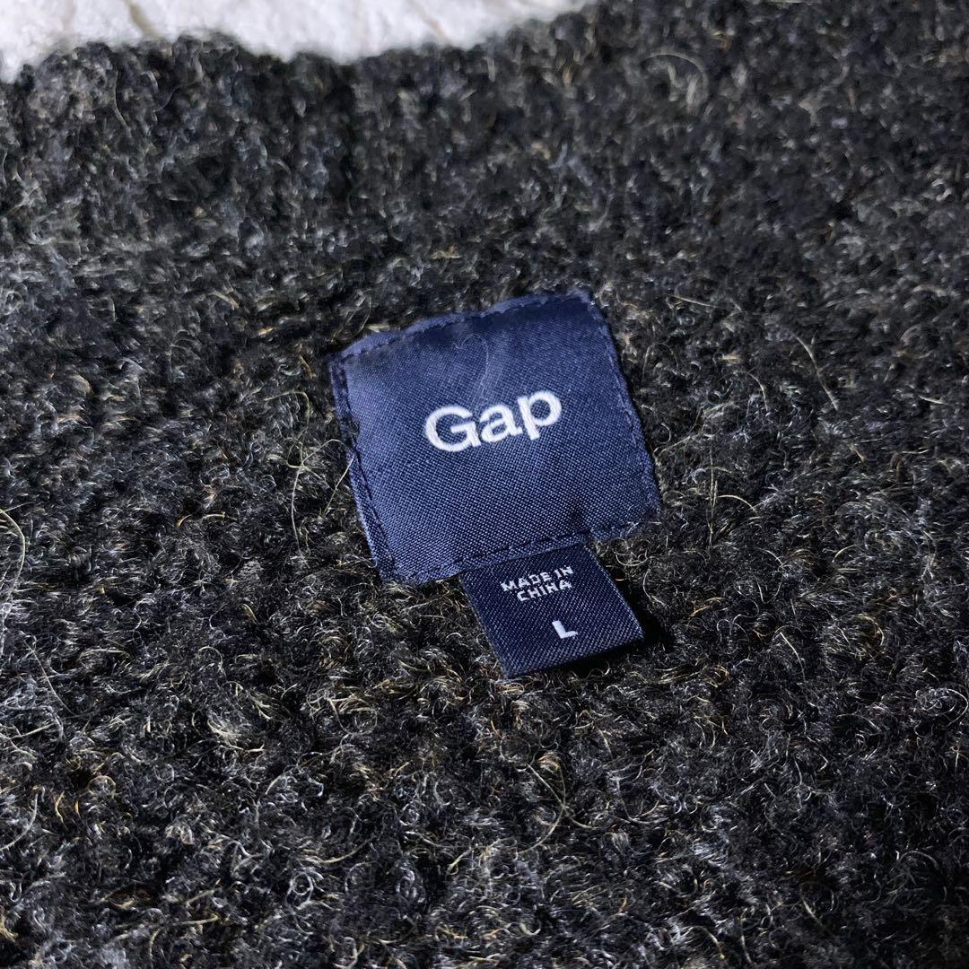 00s〜 OLD GAP モヘアライク シャギー ニット カーディガン L - メルカリ