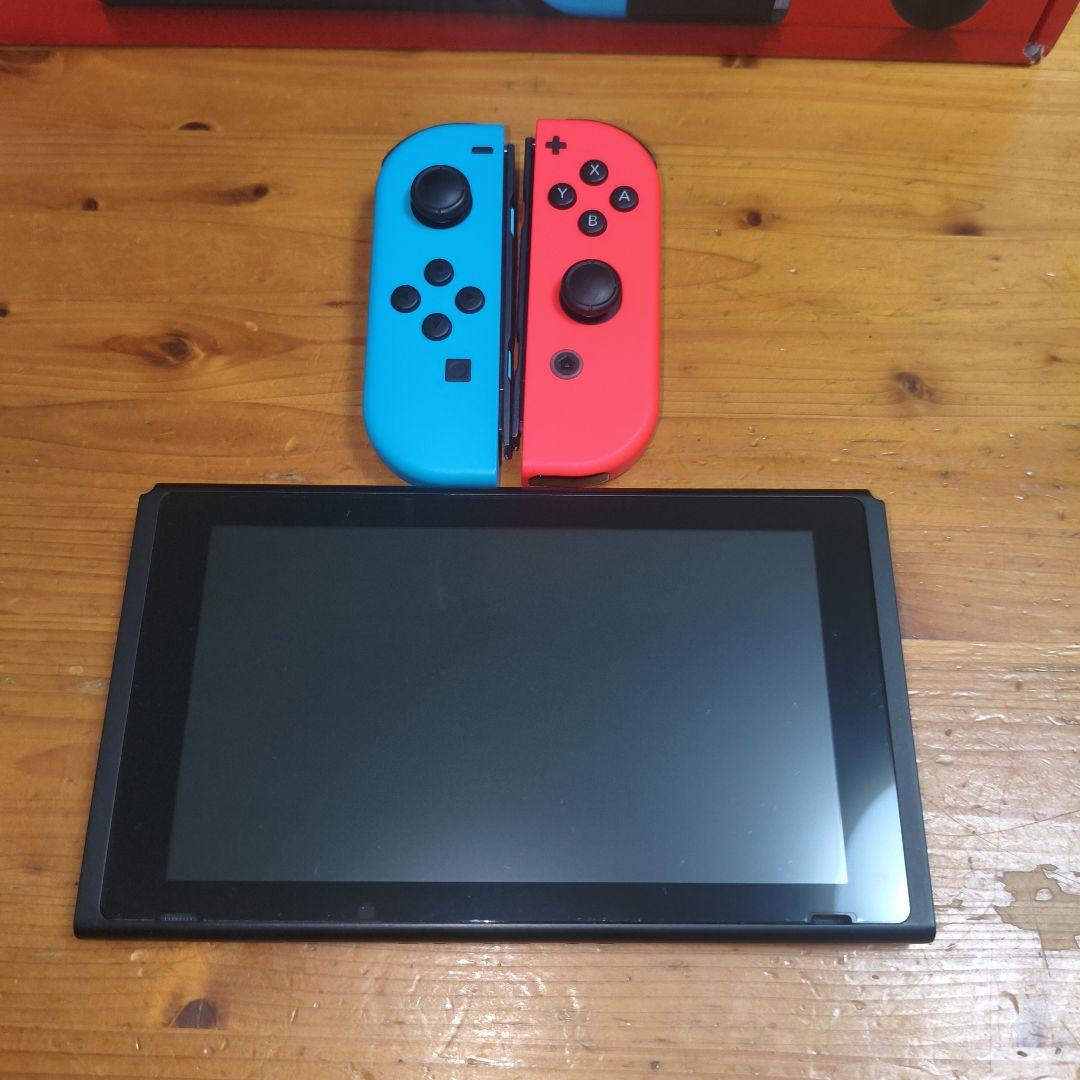バッテリー強化版】Nintendo Switch ネオンブルー/ネオンレッド - メルカリ