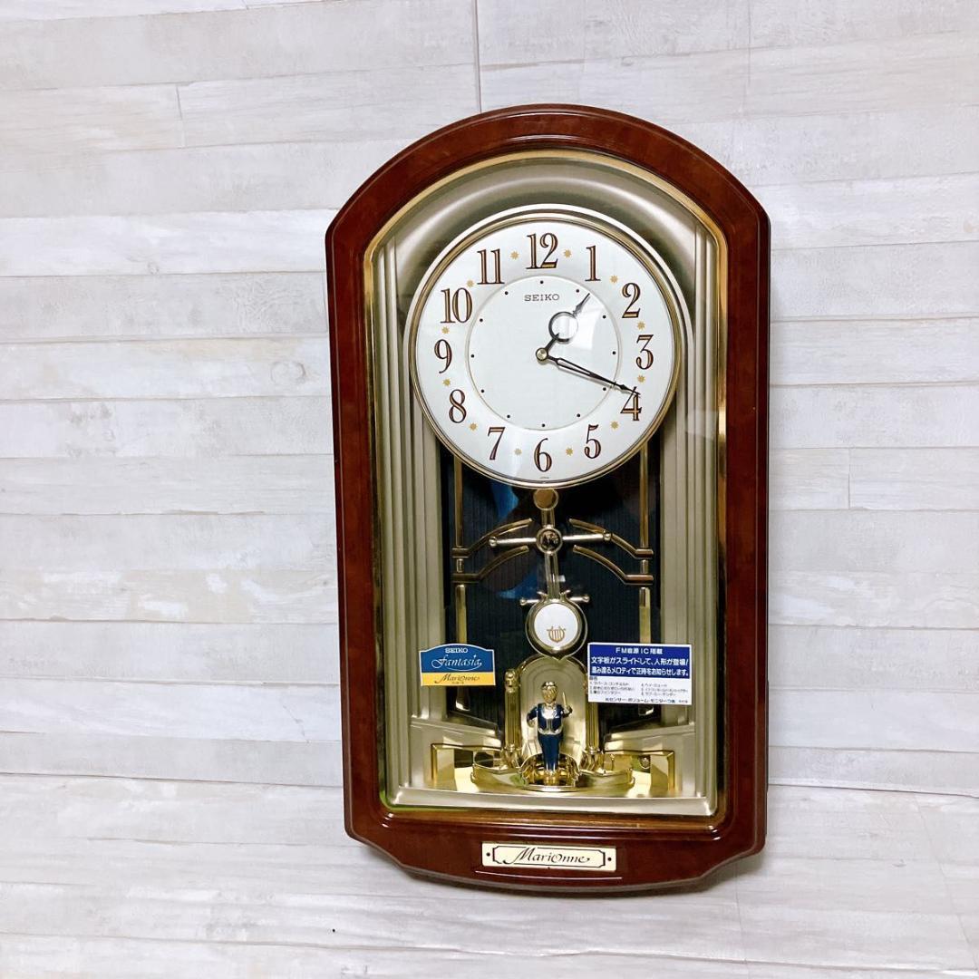 SEIKO からくり時計 マリオーヌ RE526B 掛け時計 アンティーク 美品