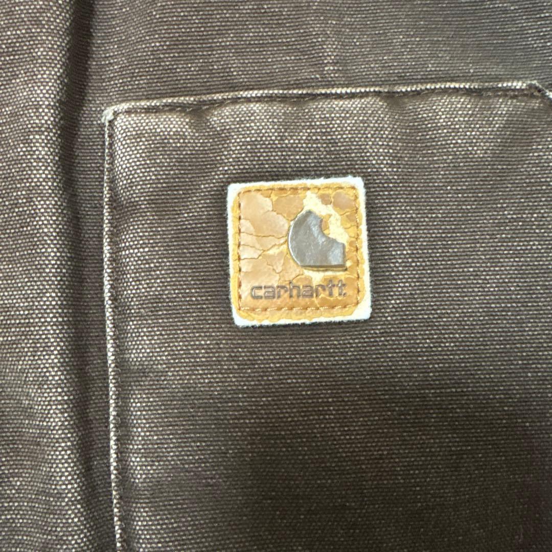 超激渋カッコ良すぎるCarhartt ダックベスト USA製 鬼フェード - メルカリ