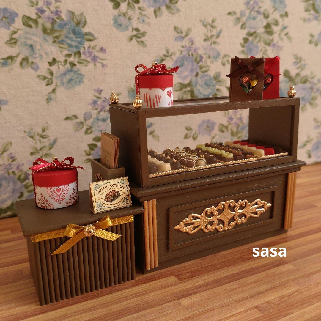 ミニチュア家具　ミニチュアスイーツ屋さん❸ 小さなケーキ屋さん ミニチュア・ミニチュアフード・ドールハウスW11