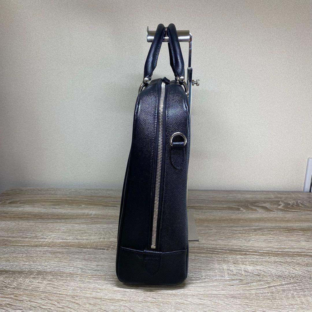 ペッレモルビダ deck9 ビジネスバッグ ブリーフケース レザー ネイビー