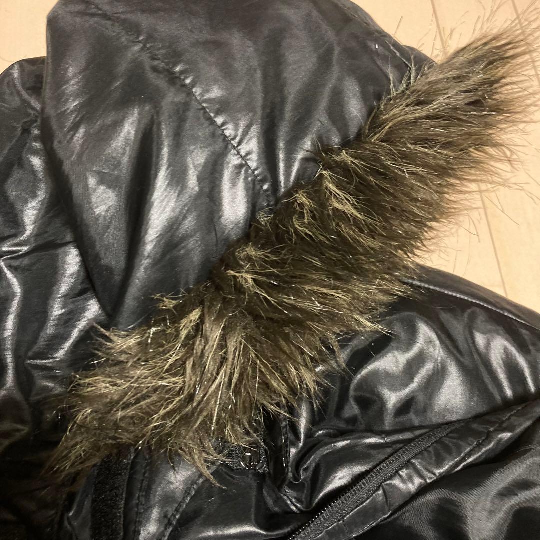 00s Y2K 平成 v系 ファーダウン ブラック 光沢 opium グランジ - メルカリ