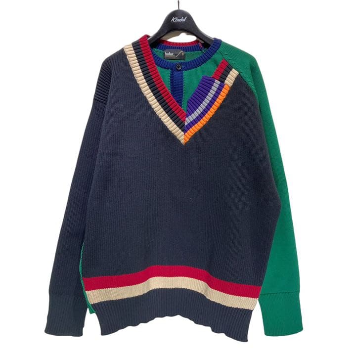 kolor クレイジーパターンニット 20ss - メルカリ