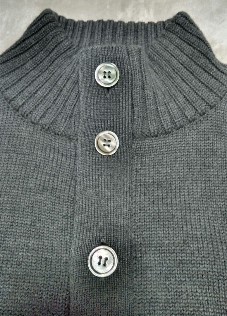 スタンドカラーカーディガン(48 鎌倉シャツ スタンドカラー