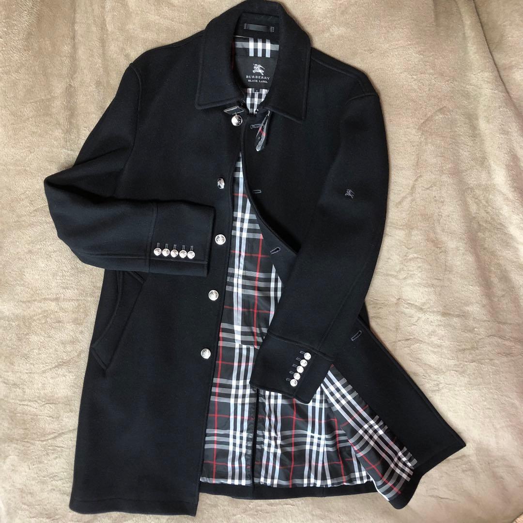 ⑤ BURBERRY BLACK LABEL ネルソンコート ロングコート M - メルカリ