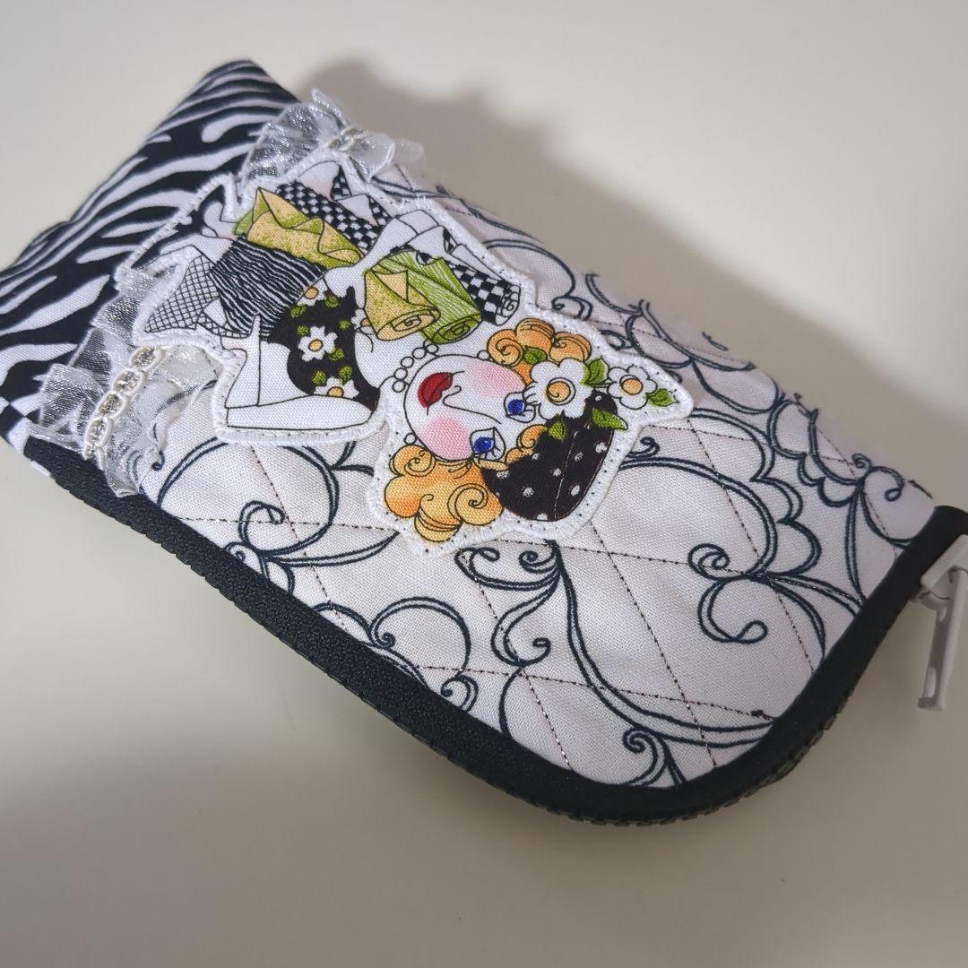 ロラライハリス ハンドメイド メガネケース ポーチ - メルカリ