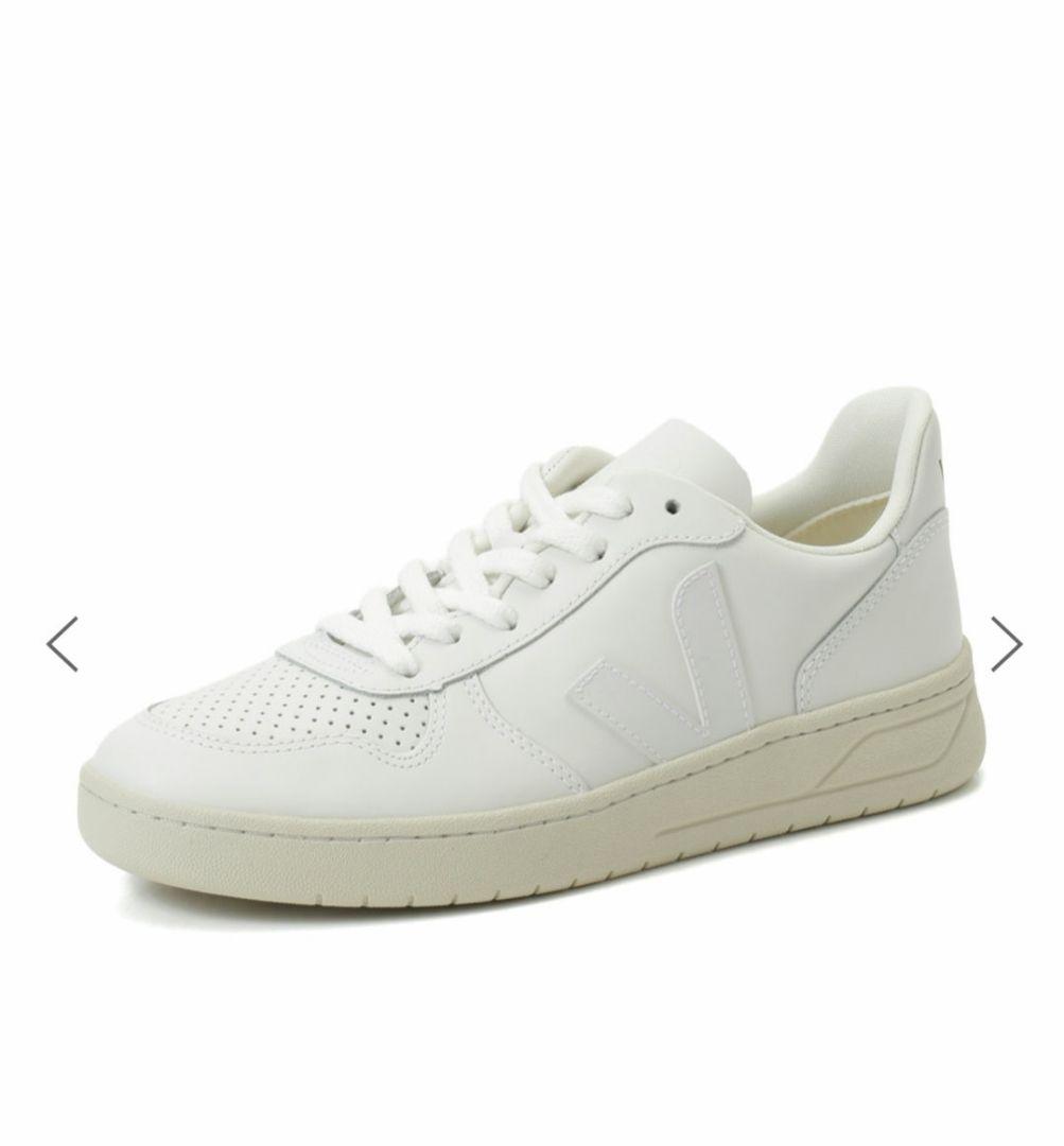 最終お値下げ！VEJA V10 エクストラホワイト　スニーカー　38 Veja V-10 Sneaker Extra White/Platine