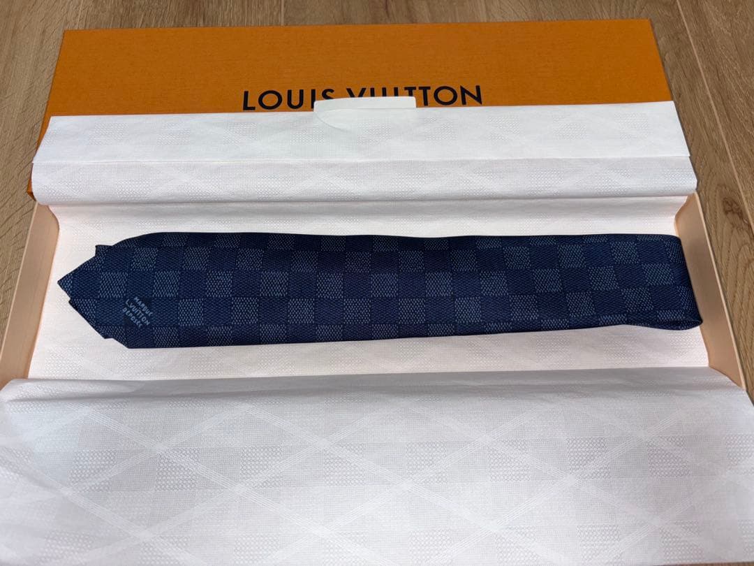 新品未使用】ルイ・ヴィトン ネクタイ M96419ネクタイ・ダミエ