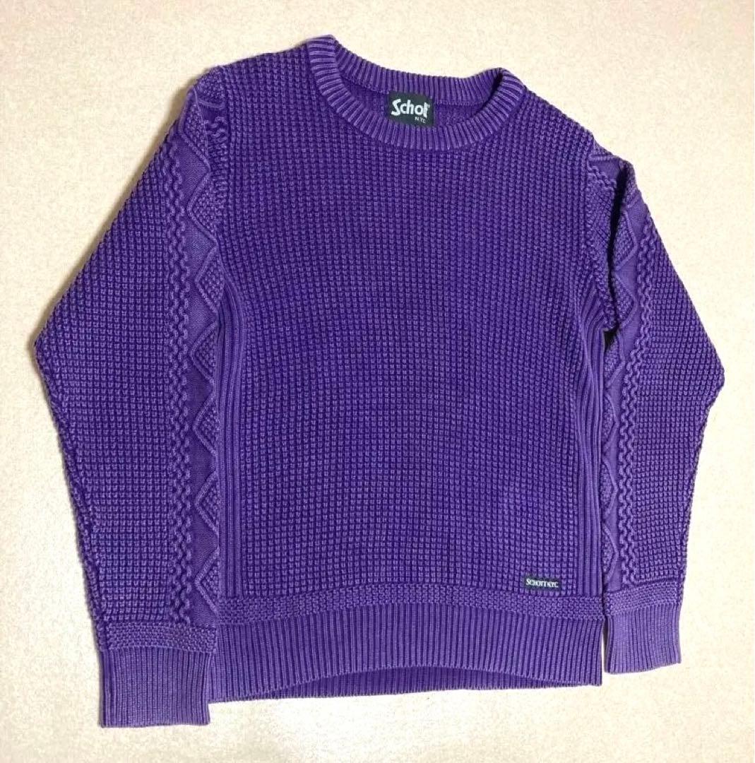 極美品 希少カラー ショット ワッフル クルーネック サーマルニット ケーブル 楽天市場】Schott ショット ハニカムワッフル クルーネック 長袖T