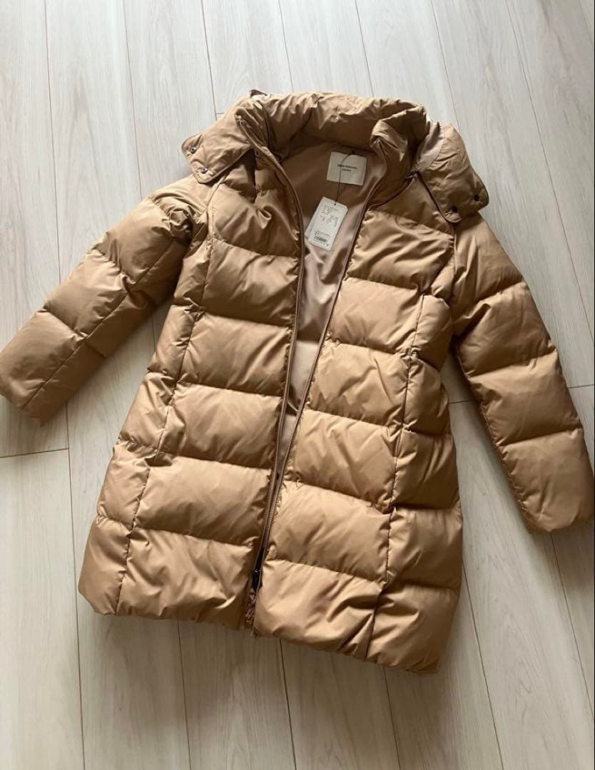新品 タグ付き アーバンリサーチドアーズ タフタダウンコート ベージュ
