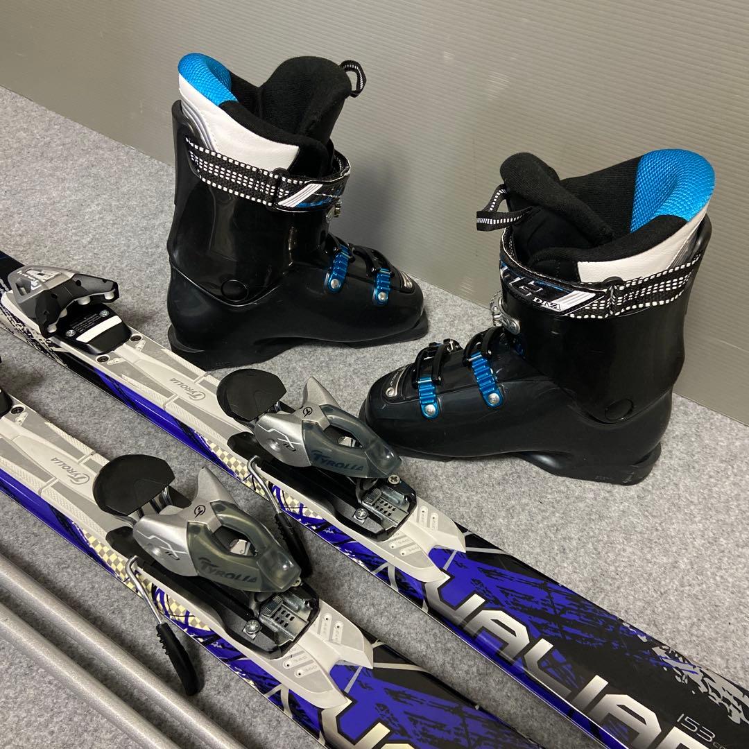 ★ゆみず　メンテ済　大人スキーセット板153cm ブーツ26〜26.5cm