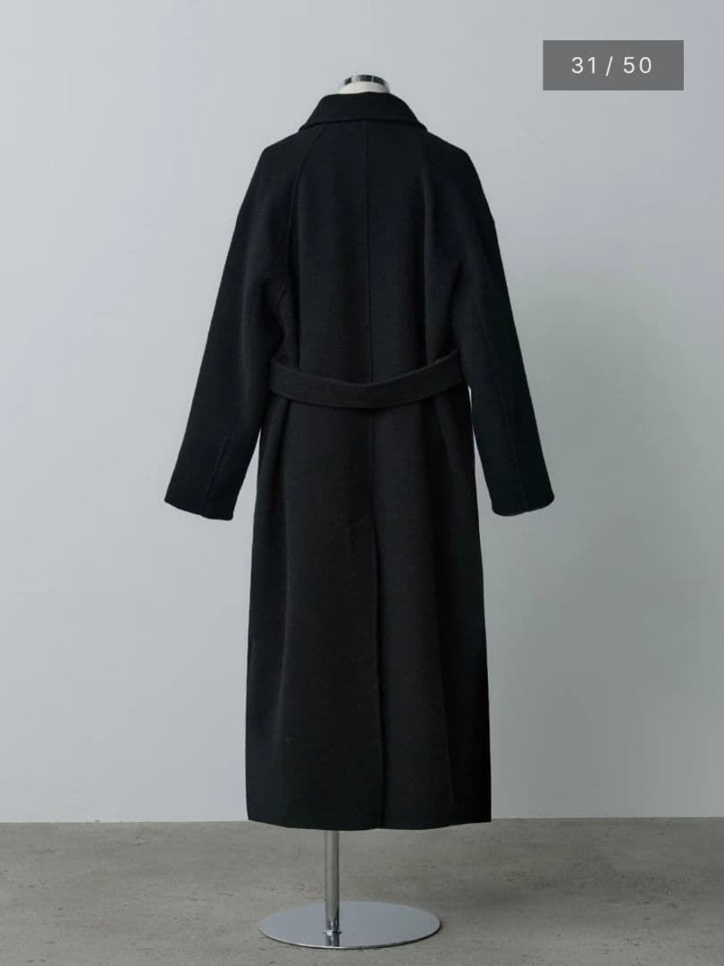 crewre リバーロングステンカラーコート ブラック サイズ1 - メルカリ