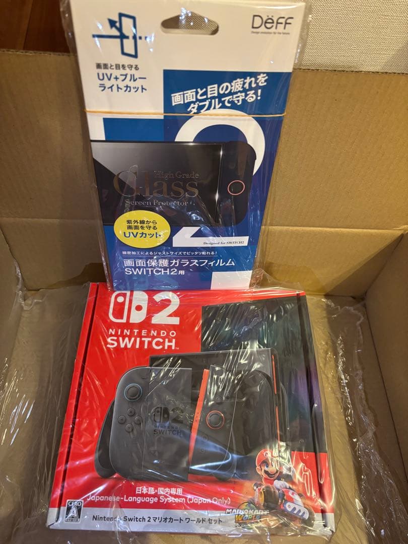Nintendo Switch ２マリオカートワールドセット＋ブランケット付き WEB受付限定】Nintendo Switch 2(日本語・国内専用) マリオカート