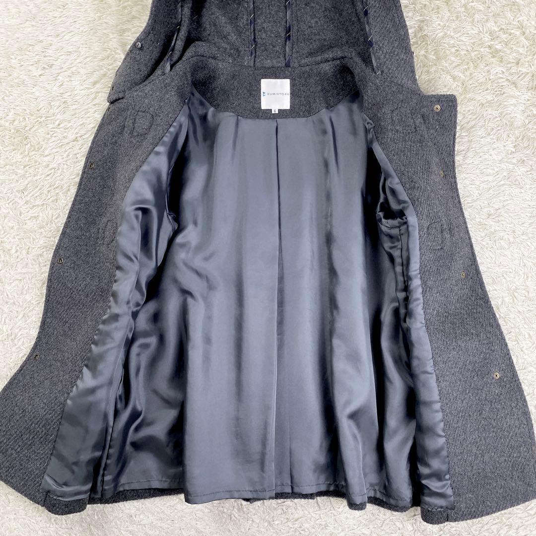 美品】KUMIKYOKU 組曲 ダッフルコート 大きいサイズ 6 グレー - メルカリ
