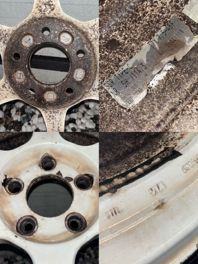 SSR TYPE C 17インチ 7.5J ＋48 114.3 5穴