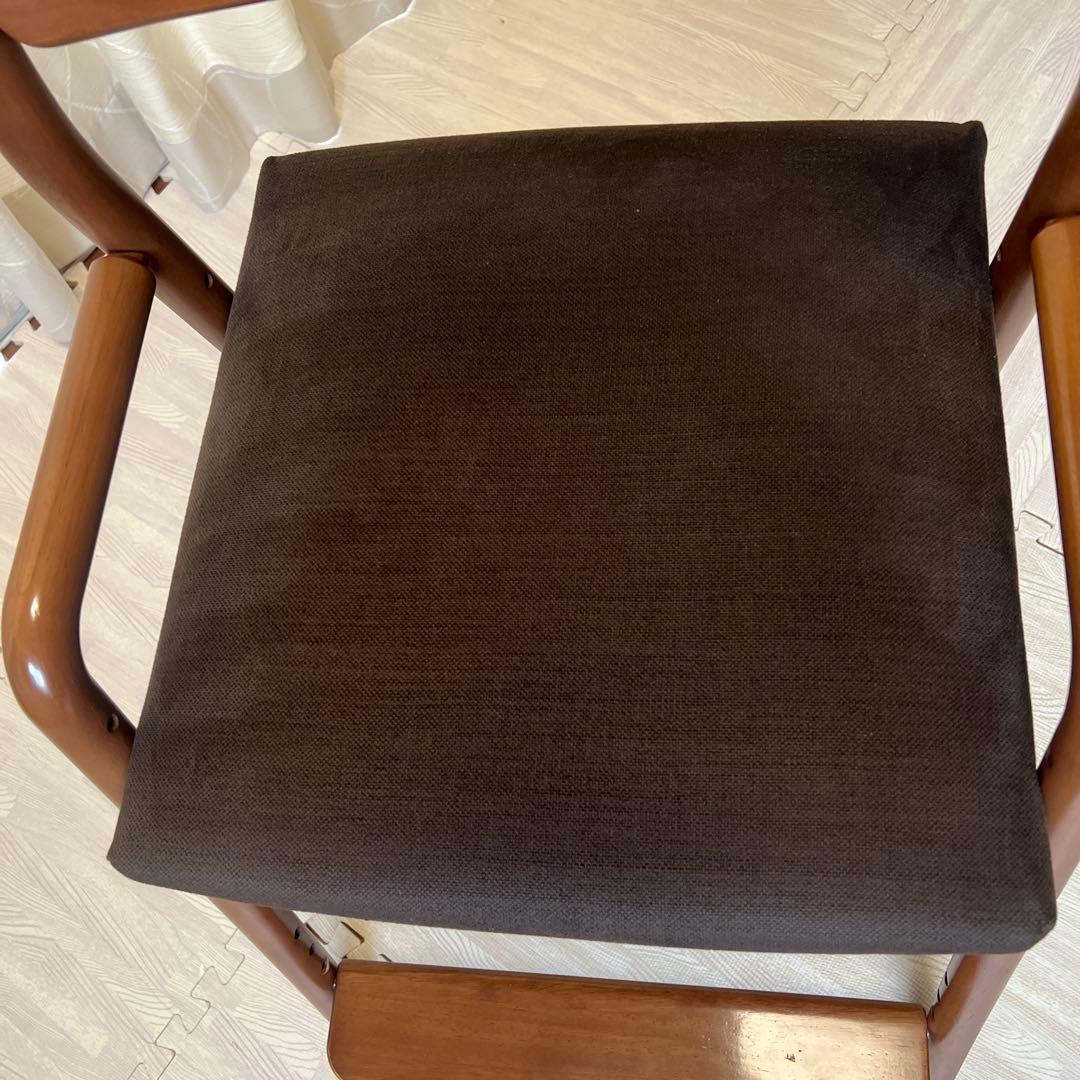 梱包発送たのメル便での発送！！】キッズチェア ブラウン 学習椅子