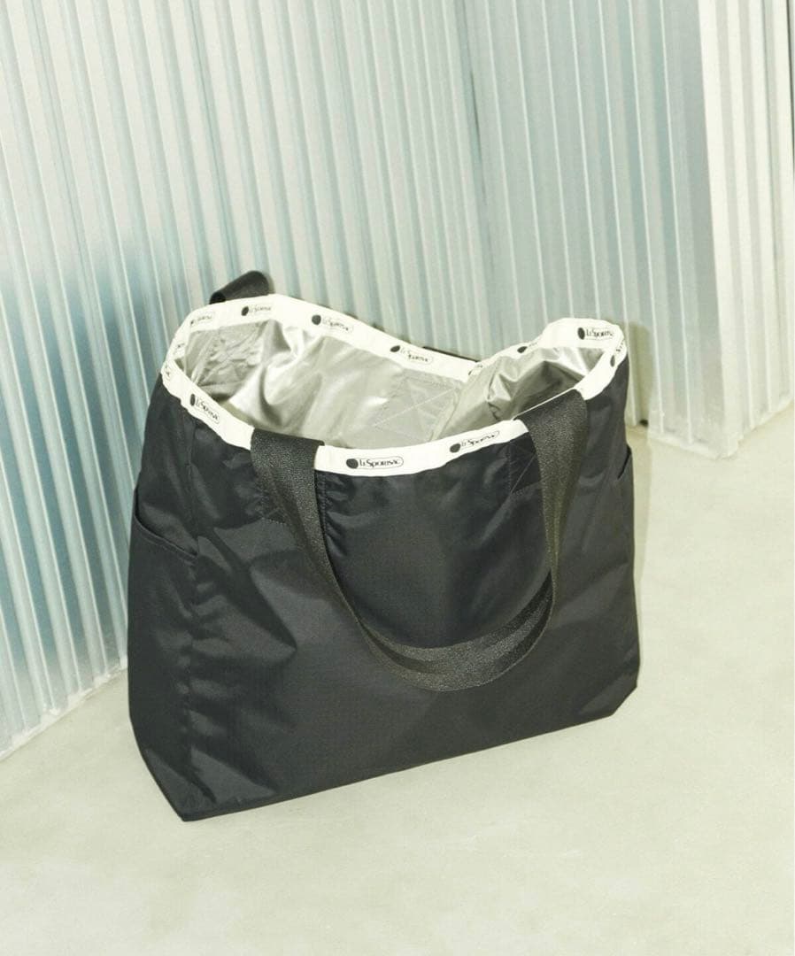 アダムエロペ × レスポートサック リバーシブルトート /シルバー