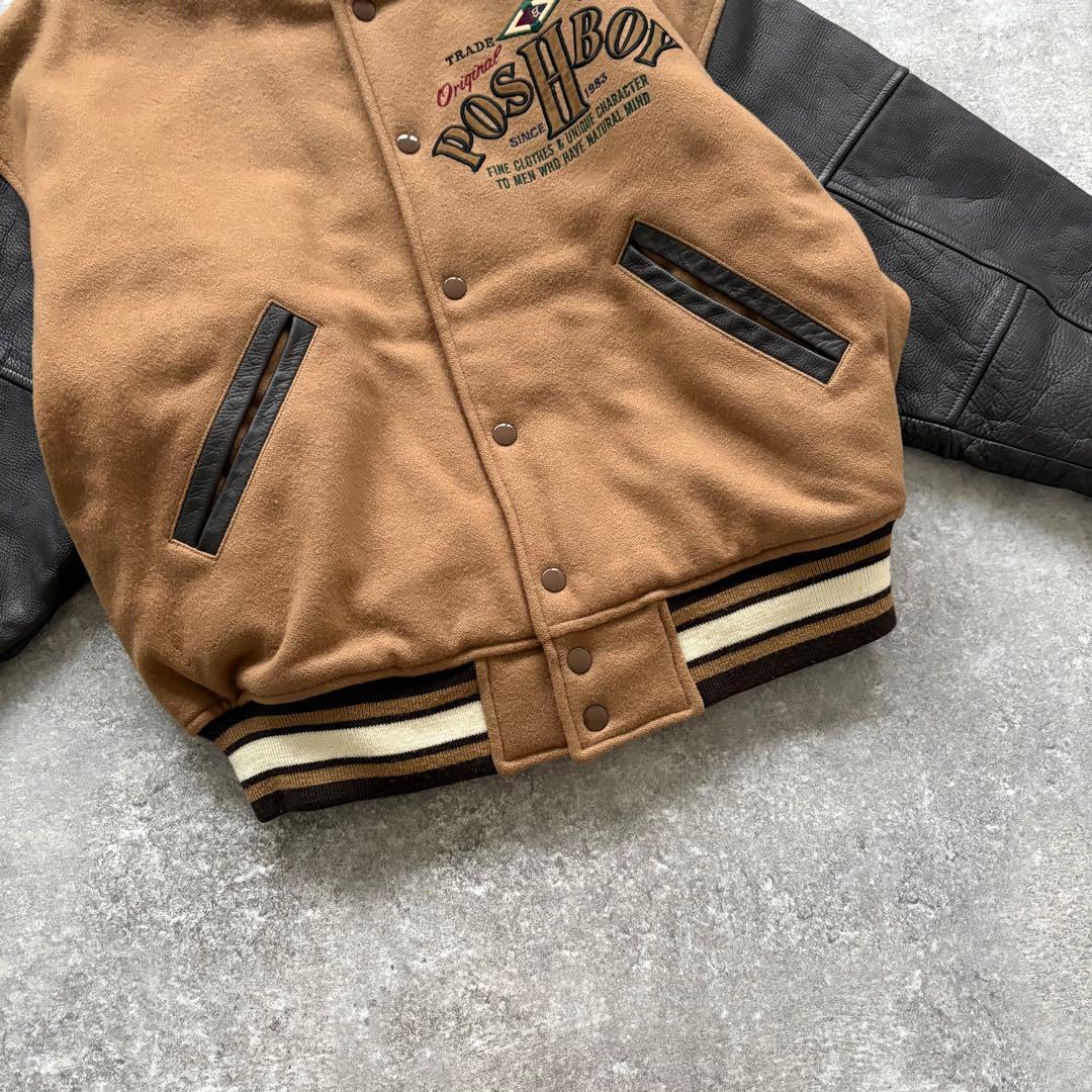 POSH BOY】 80s ポッシュボーイ ヴィンテージ スタジャン 刺繍 - メルカリ