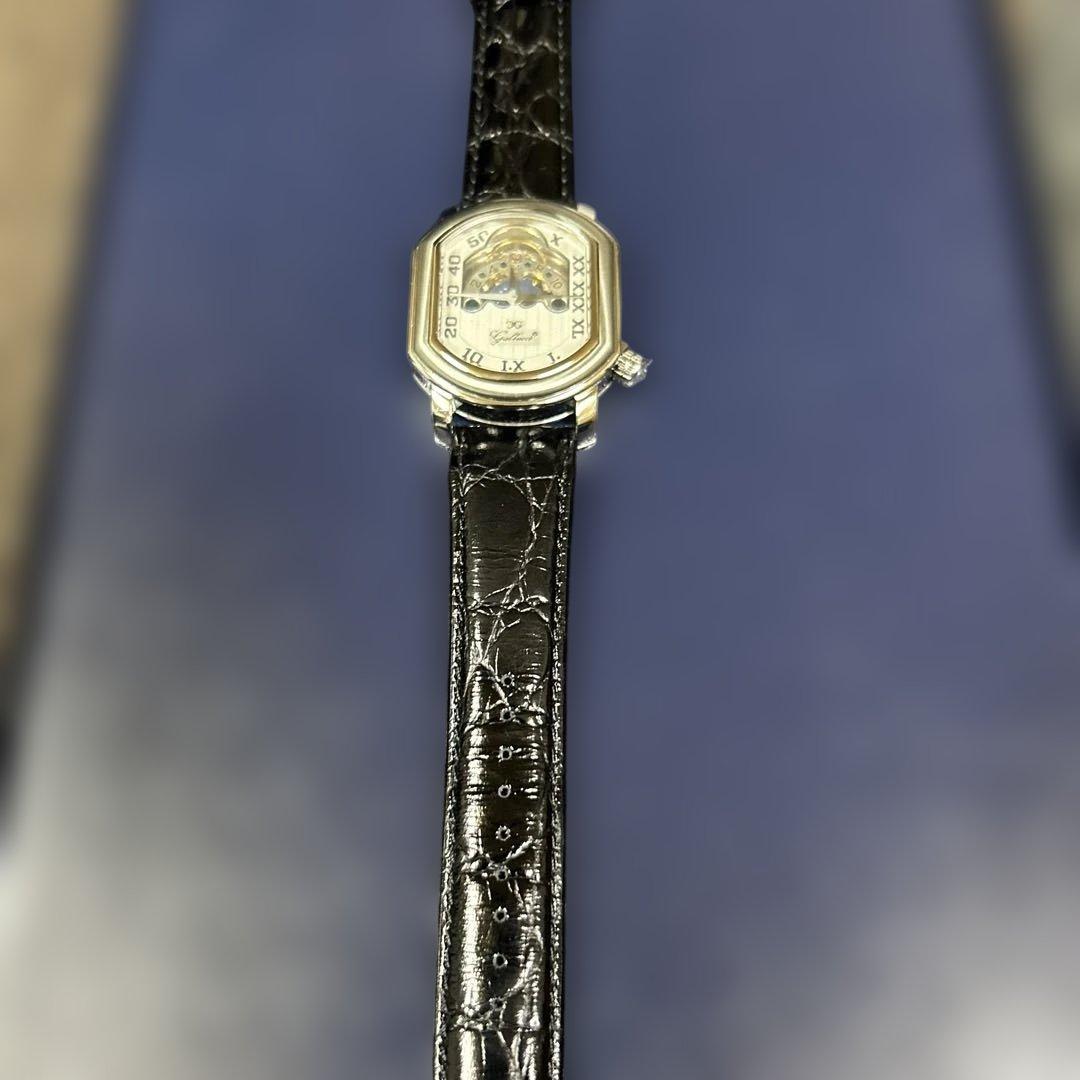 GALLUCCI 両面スケルトン 腕時計 ガルーチ 機械式 自動巻 ファッション