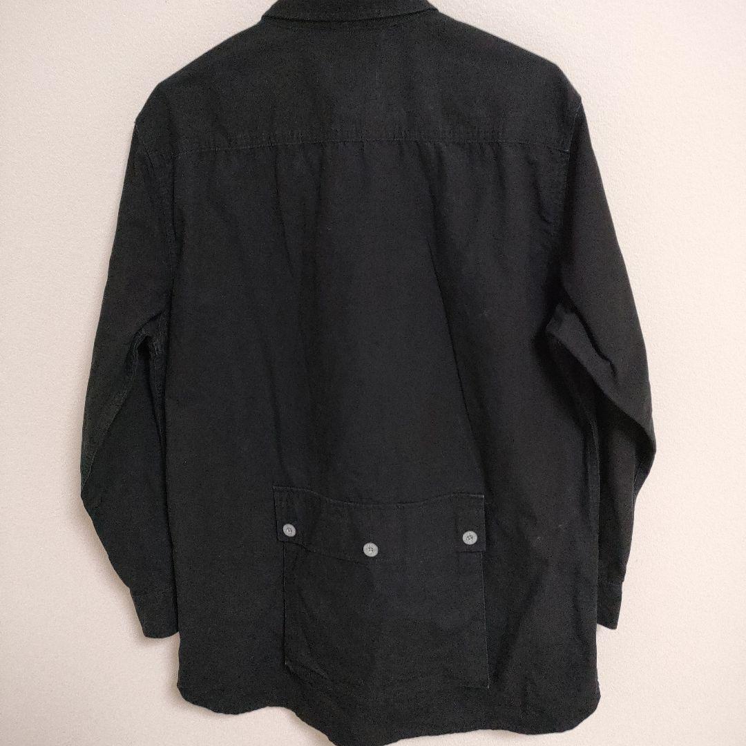 ナイジェルケーボン ミリタリーシャツ スウェーデン軍 ブラック 50