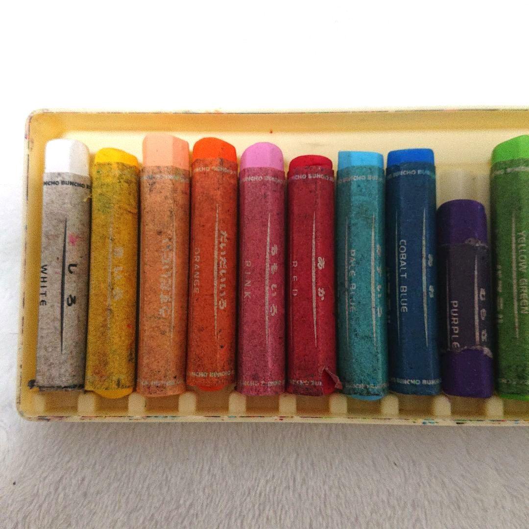 ブンチョウ オイルパステル クレヨン 16色 幼稚園 保育園 おえかき に