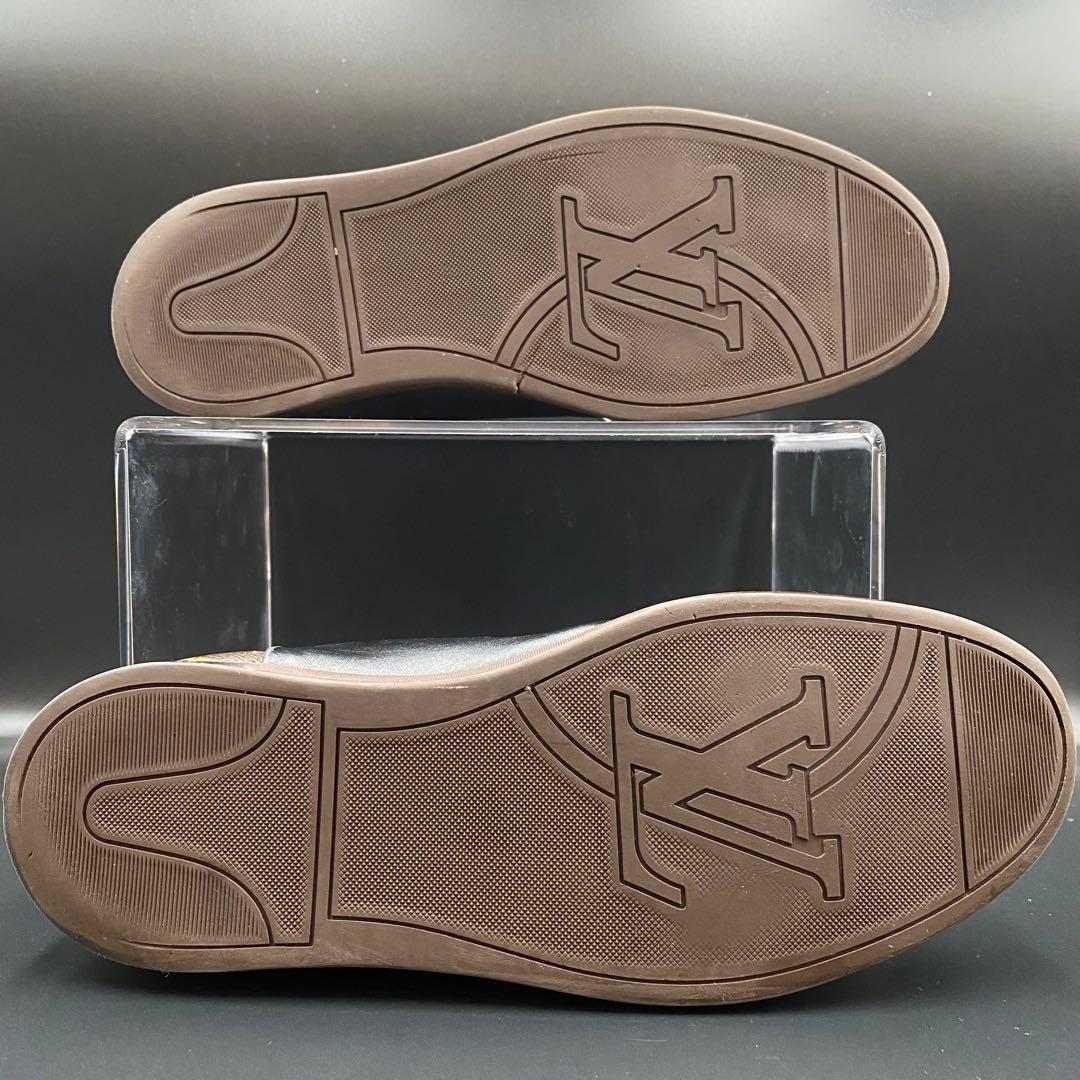 美品】ルイヴィトン ラインアップ スニーカー モノグラム レザー 27.5