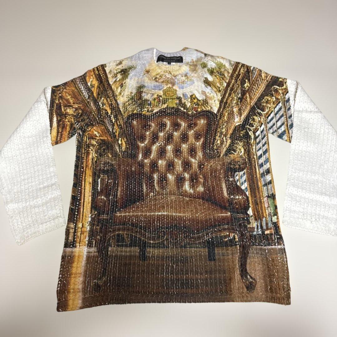 M*A様 COMME des GARÇONS HOMME PLUS ニット M COMME des GARCONS HOMME PLUS Wool Nylon Knit Sweater Navy M (K-165506)