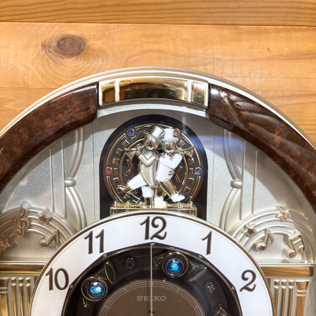 廃盤品】SEIKO セイコー からくり 掛け時計 電波時計 30曲収録 - メルカリ