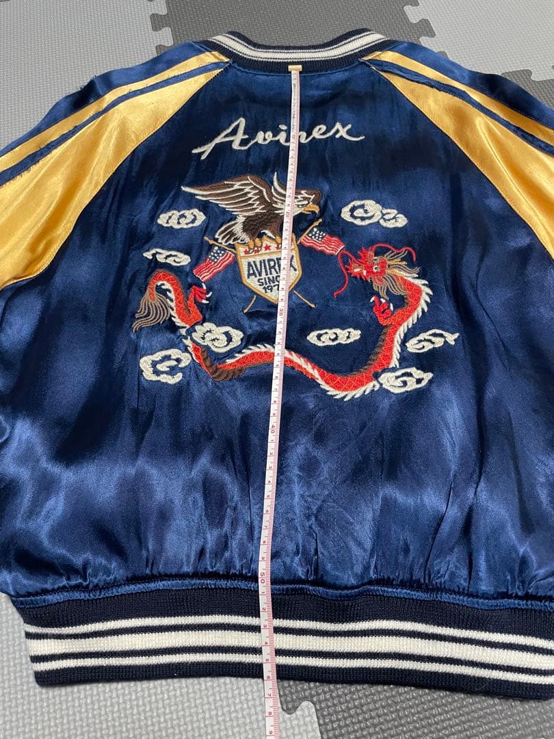 希少】AVIREX スカジャン リバーシブル - メルカリ