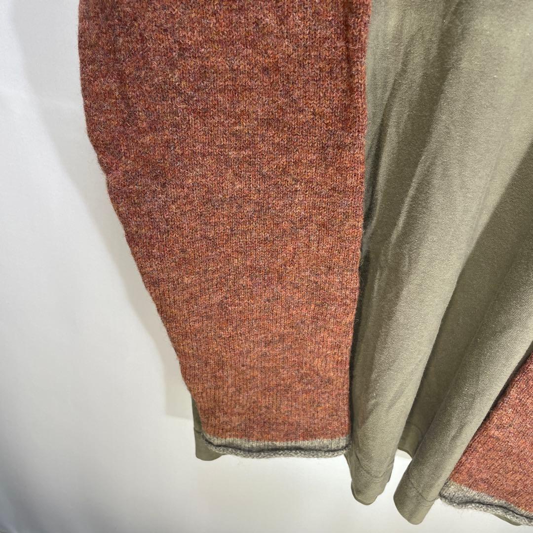 90S コムデギャルソン 銀タグ 田中オム 袖ニット カットソー