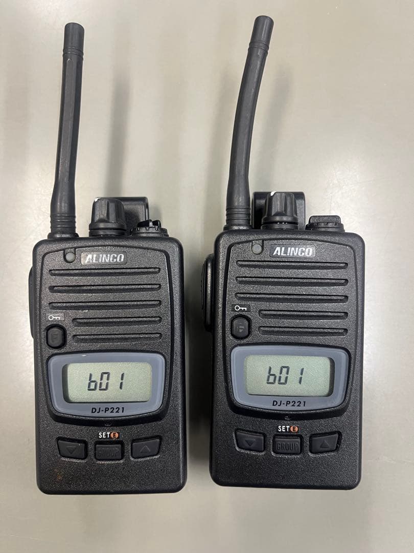 ALINCO DJ-P221 トランシーバー 2台セット - メルカリ
