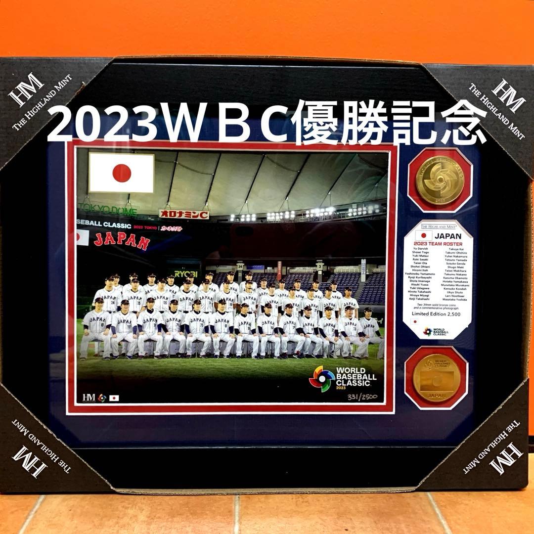 大谷翔平　2023WBC　日本優勝記念フォトフレーム　ハイランド社製フォトミント ザ・ハイランドミント 2023 MVP 記念 フォトフレーム 大谷翔平 THE