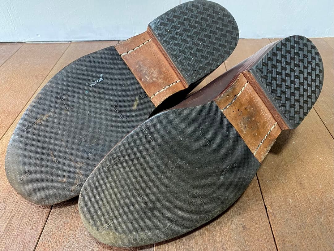 ユケテンYUKETEN ダブルリングモカシン【美品】ビブラムソール - メルカリ