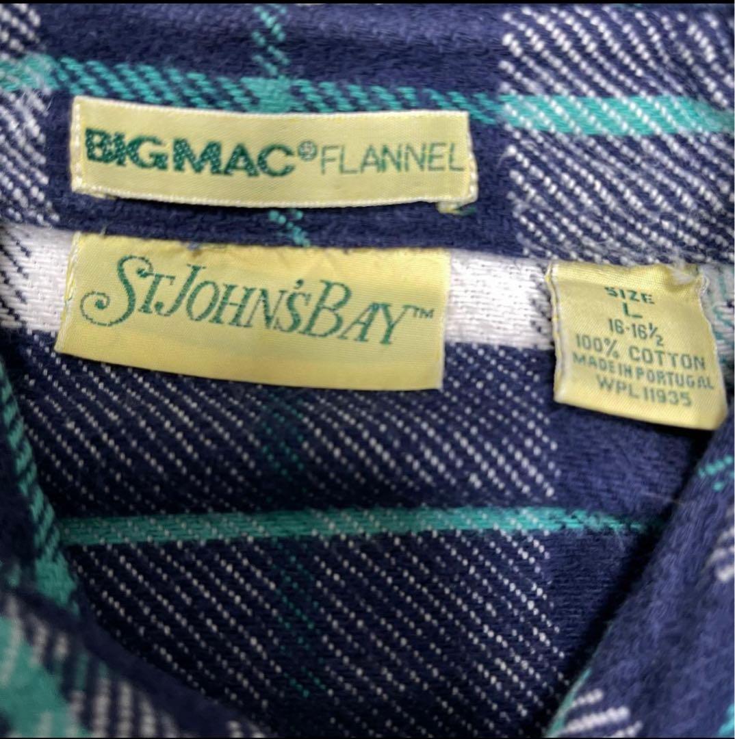 80s STJOHNSBAY ビッグマック 好配色 サイズ感◯ ネルシャツ - メルカリ