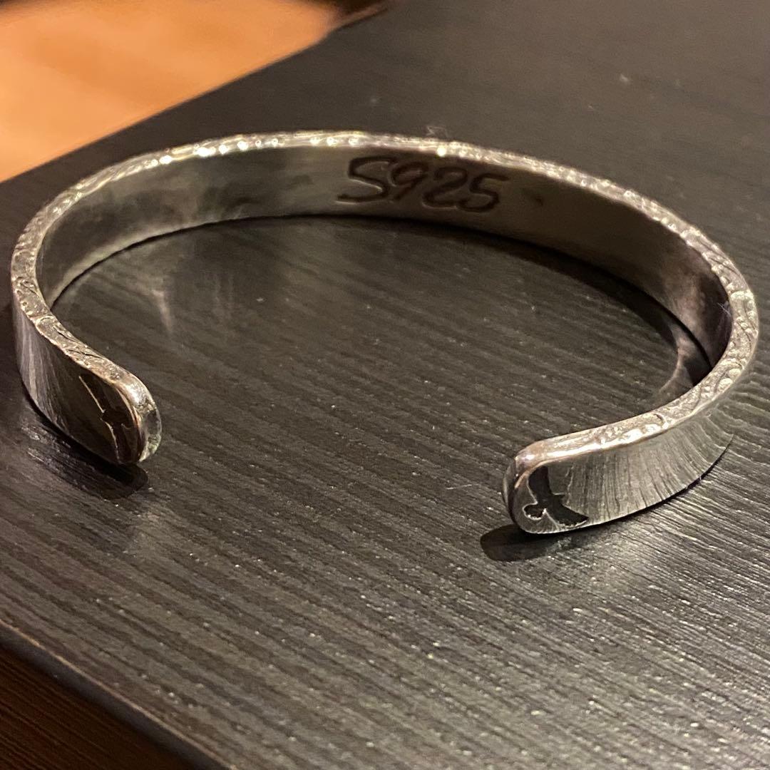 VINTAGE ヴィンテージ 925 シルバー イーグル バングル 太陽