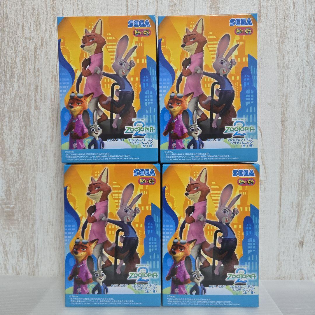 ズートピア2 フィギュア 4点セット ジュディ & ニック - メルカリ