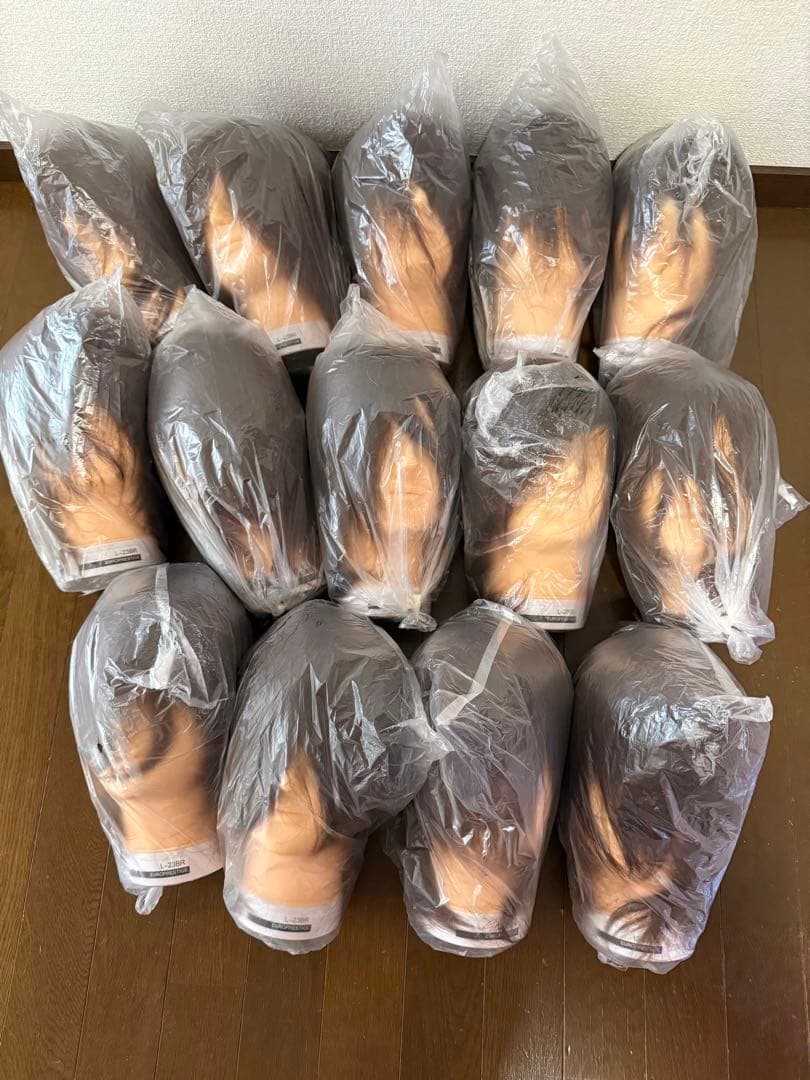 新品未使用】美容師国家試験用カットウィッグ14体まとめ売り - メルカリ