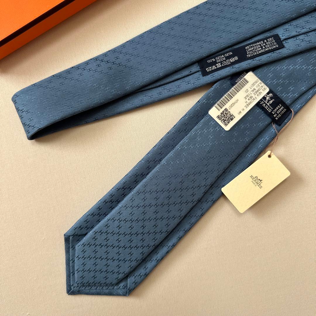 専用です。　エルメス ネクタイ H織りタイ 7 cm 《ニューH》 新品 未使用