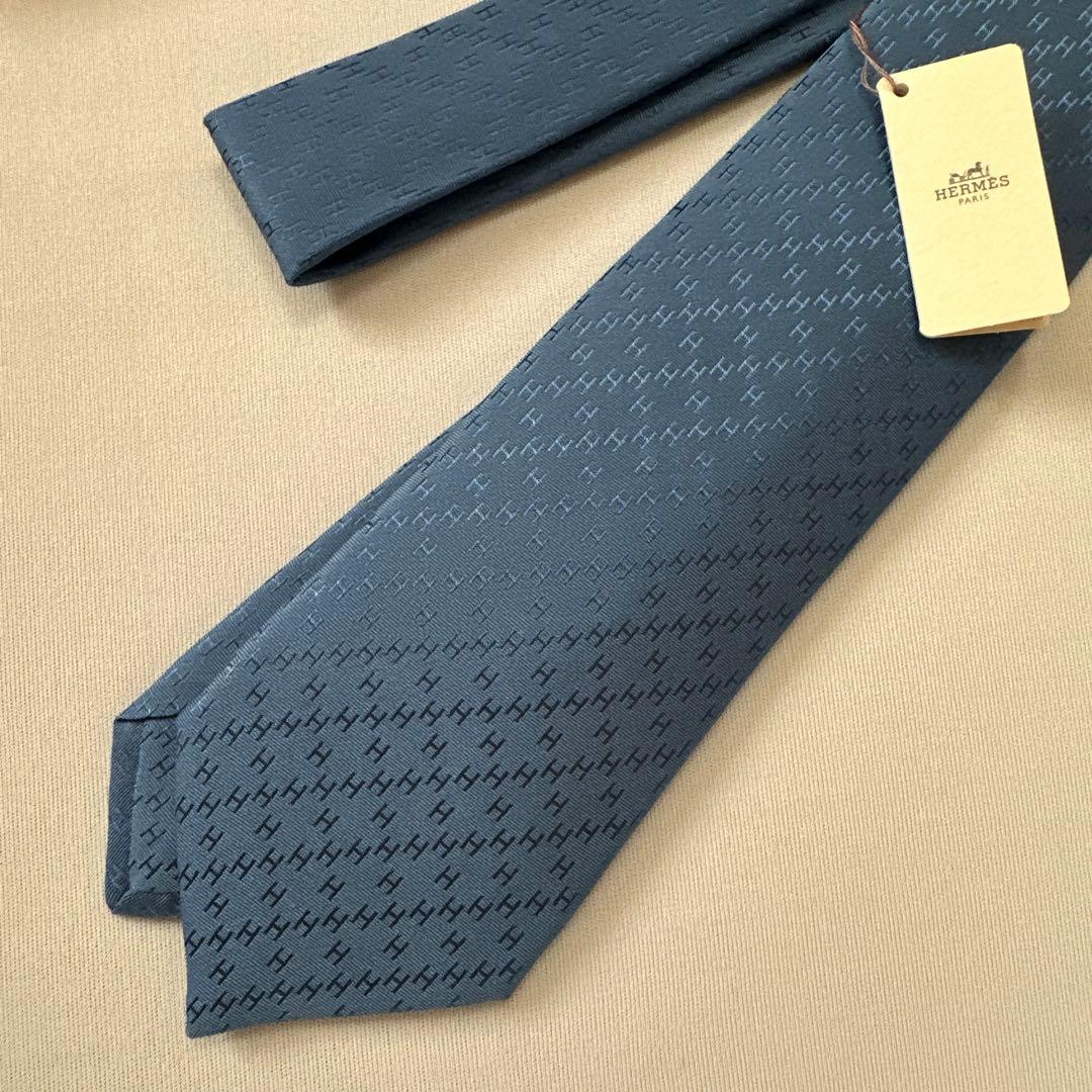 専用です。　エルメス ネクタイ H織りタイ 7 cm 《ニューH》 新品 未使用
