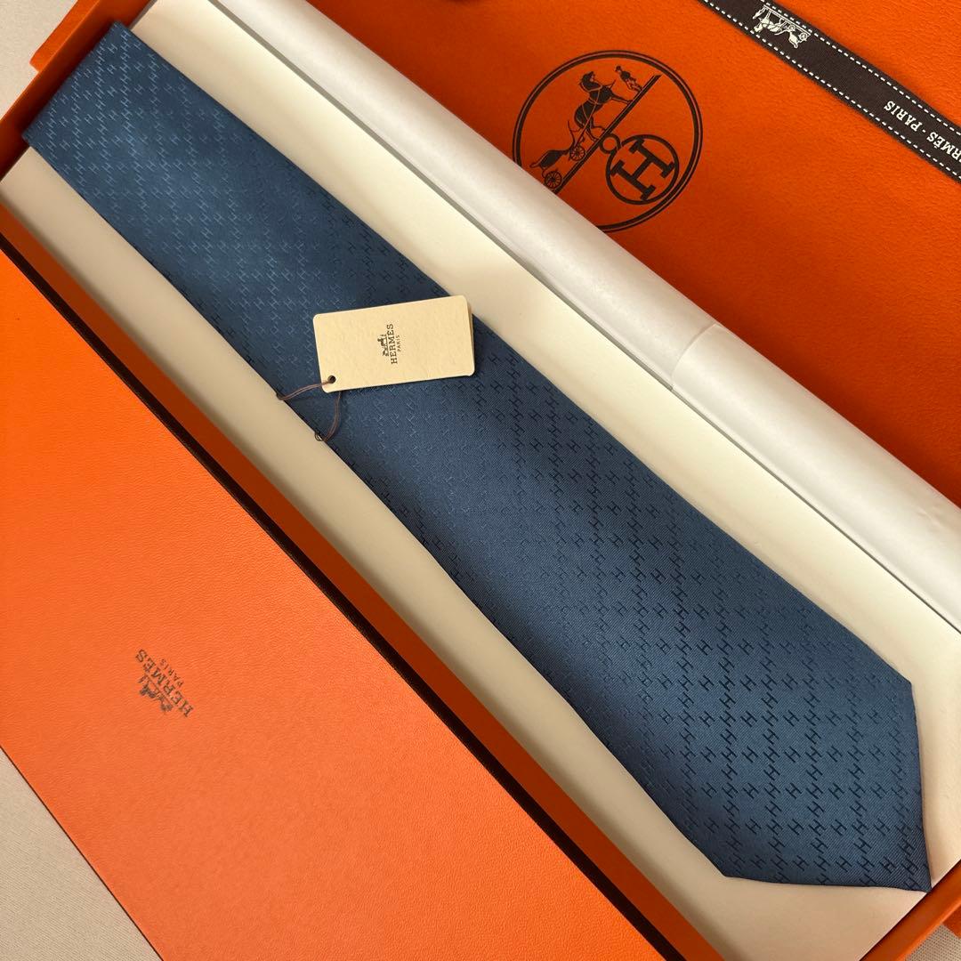 専用です。　エルメス ネクタイ H織りタイ 7 cm 《ニューH》 新品 未使用