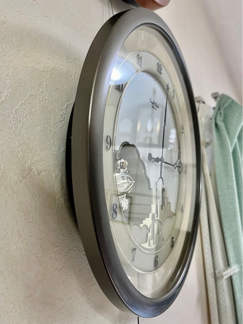 平成5年からくり時計 長針と短針が踊る 4MH689 リズム スモール