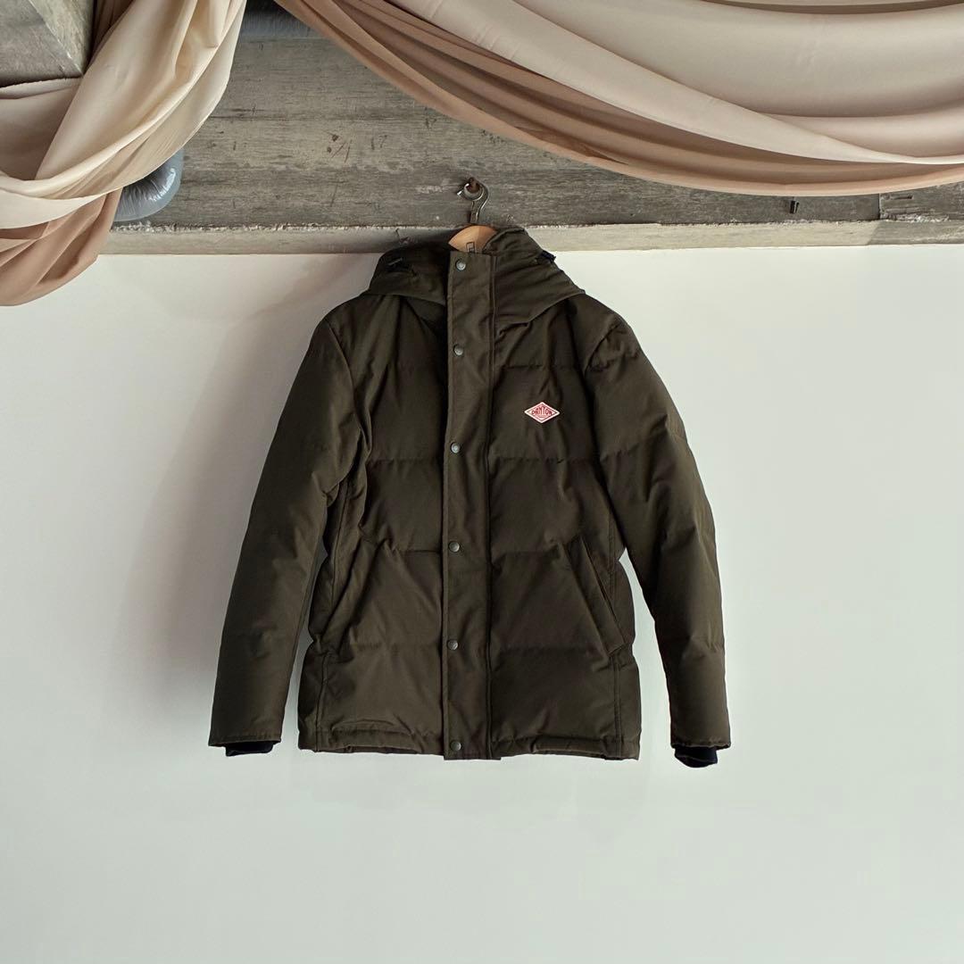 ダントン ダウンジャケット 40／Lサイズ カーキ - メルカリ