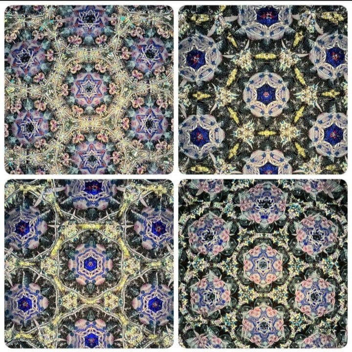 万華鏡《410・408》ゆっくり動くオイルタイプ（天板黒）セミオーダー