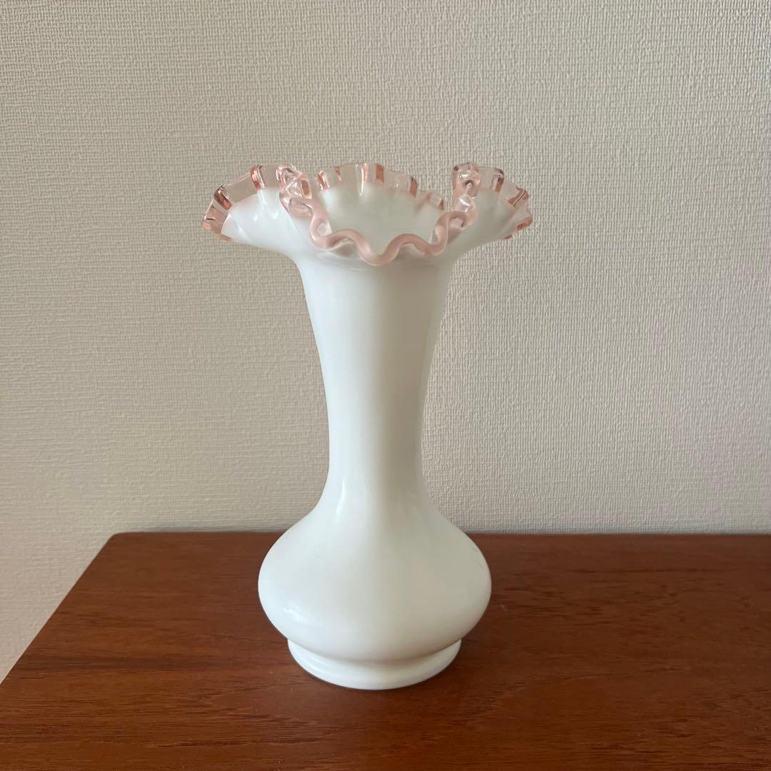 フェントン FENTON ピーチクレスト 花瓶 ヴィンテージ - メルカリ