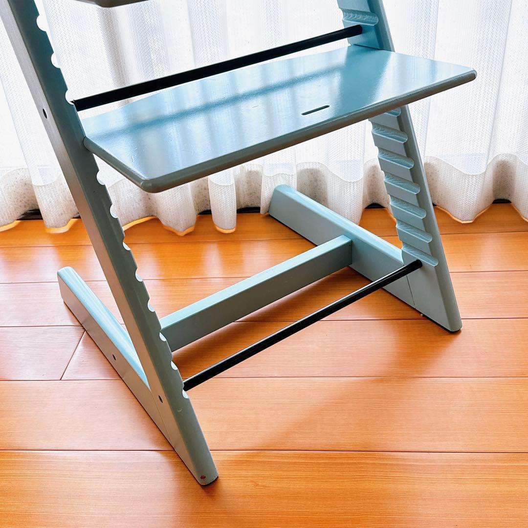 ストッケ トリップトラップ アクアブルー 6シリアル - メルカリ